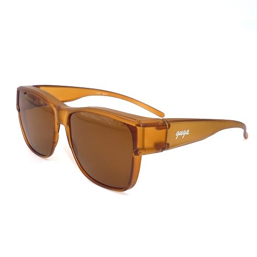 サングラスの上からフィット、スクエアレンズ、説明メガネの上からフィット-J1327