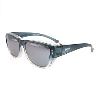 サングラスの上からフィット、スクエアレンズ、説明メガネの上からフィット-J1320