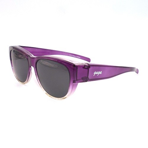 サングラスの上からフィット、ペックス偏光サングラス、ラウンドレンズシェイプ、説明メガネの上からフィット-J1317