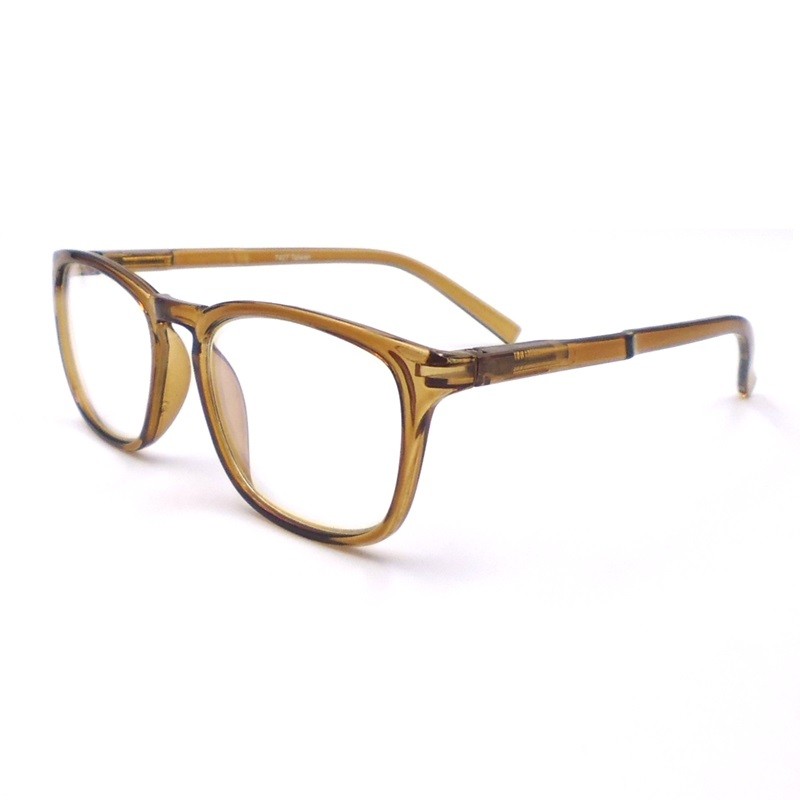 ブルーライトカットメガネ、ユニセックスアンチブルーライトメガネ、スプリングヒンジ付きブルーライトメガネ、スクエアレンズ、台湾製