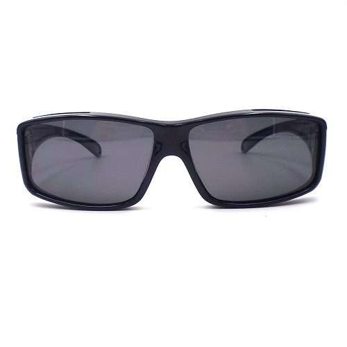 サングラスの上からフィット、ペック上から偏光サングラス、スクエアレンズシェイプ、説明メガネの上からフィット-J1310