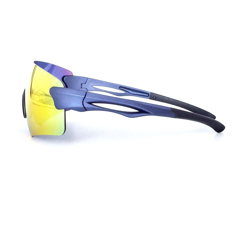 スポーツサングラス - リムレス、調整可能なノーズパッドスポーツサングラス