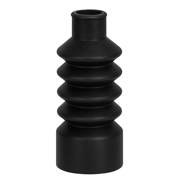 Rubber corrugated dust jacket