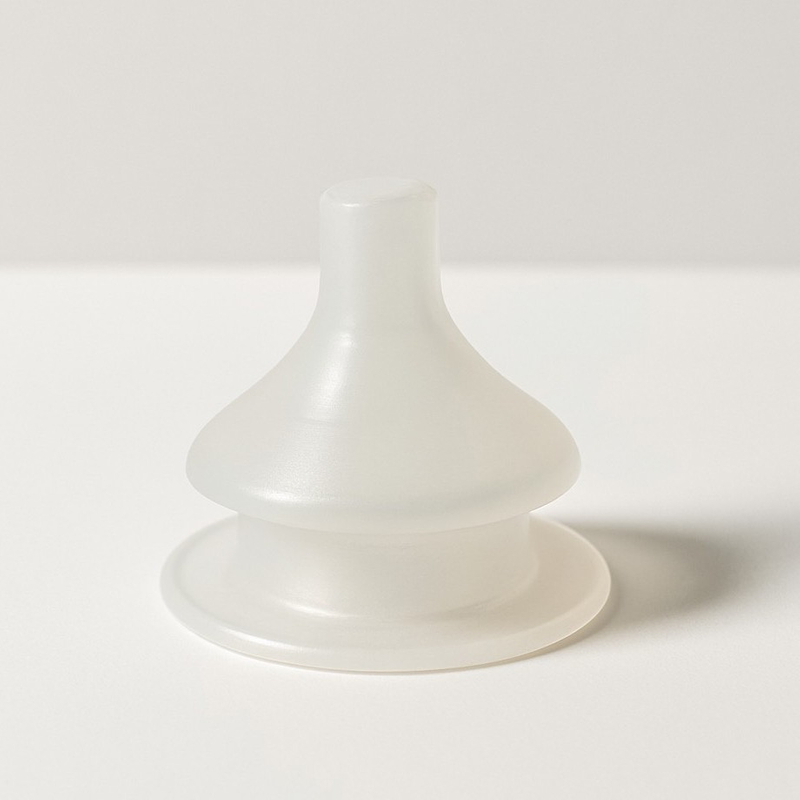 Silicone pacifier tip