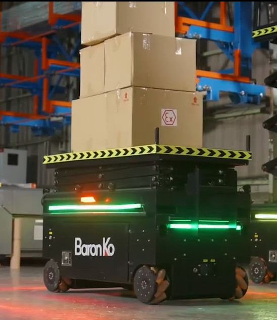 Intelligent System Mobile Lifting Cart | Baron360 sky table supplier